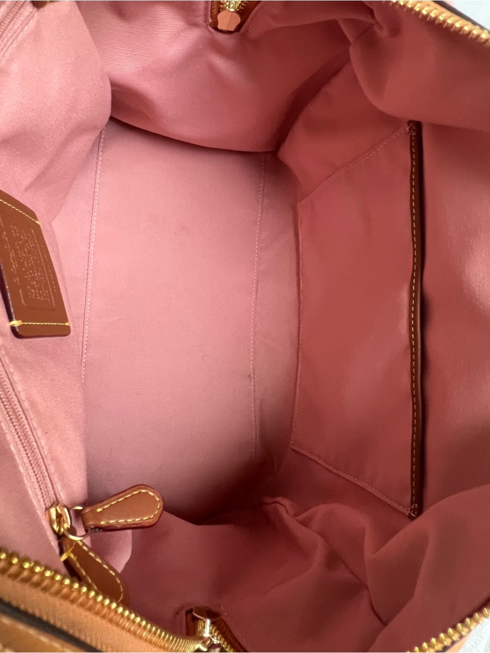 Coach Large Rowan Satchel In Signature Canvas With Charms & Wallet - Picture 8 of 14
